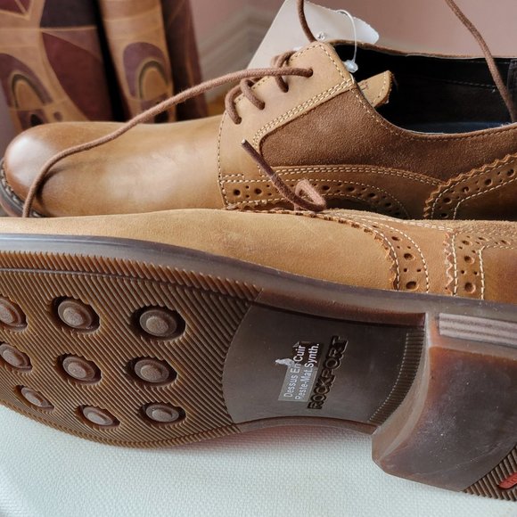 Rockport Men's Leather Shoes, New, US Size 8W, EUR 41 - Picture 3 of 4